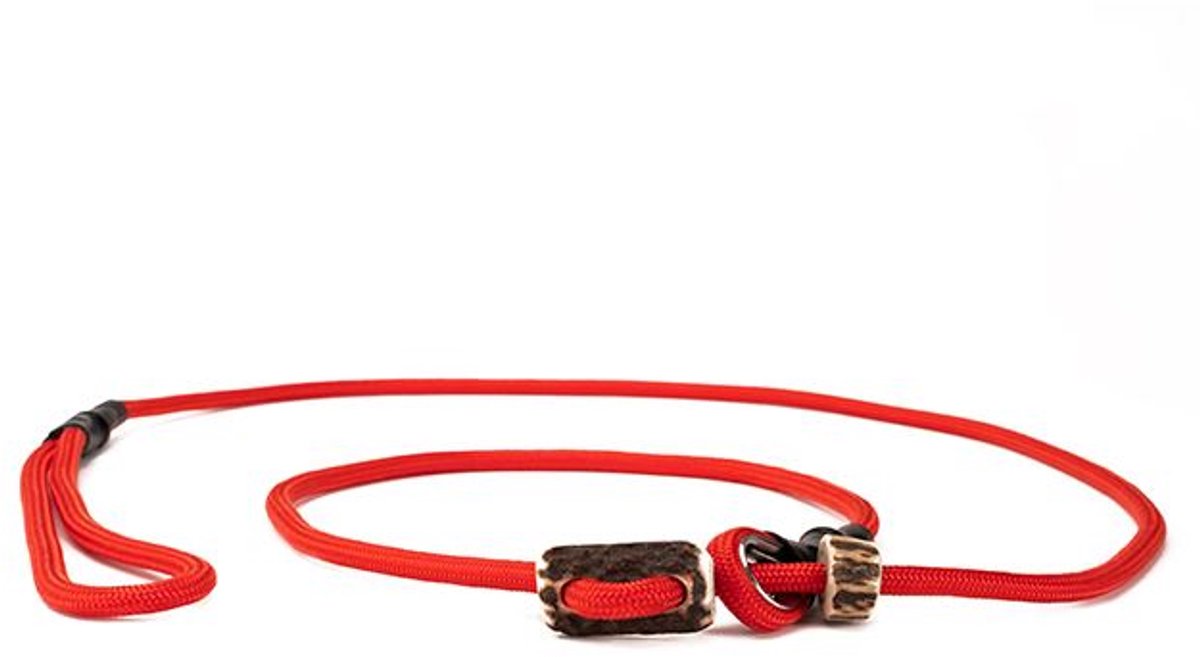 Mystique® Field trial Moxonlijn 6mm 150cm rood met hoornstopper