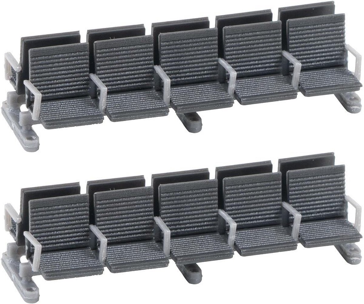 Set van 2 Perron Bankjes - Schaalmodel 1:87