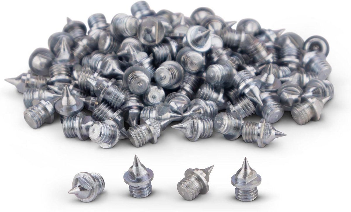 100 Stuks Lichtgewicht Atletiek Spikes Nagels 6mm Puntig Universeel