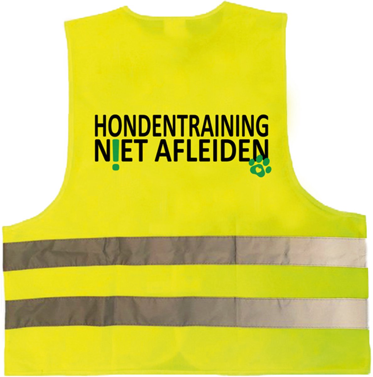 Veiligheidshesje/vest - Hondentraining niet afleiden - One size - De gele hond, voor signalering en veiligheid.