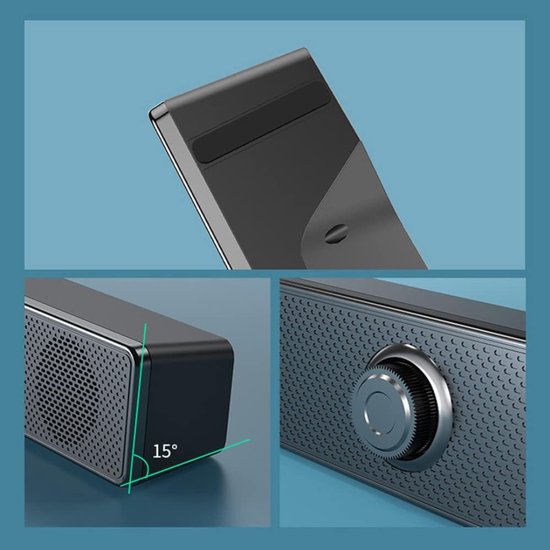 Mini Soundbar - PC Speakers - Voor TV - Bluethooth van Zetly — afbeelding 3