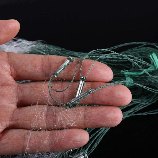 Monofilament Fishing Net - Klein Equipment - Hand Throw Fishing Net met Float 1 x 20m van Klein Equipment — afbeelding 2