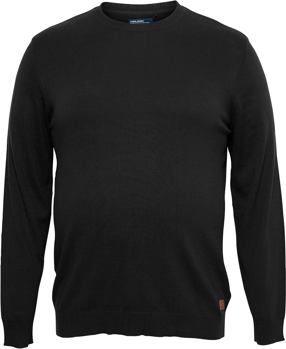 Heren Trui Groot Maat Gebreid Ronde Hals Comfortabel Katoen (tot 6XL)