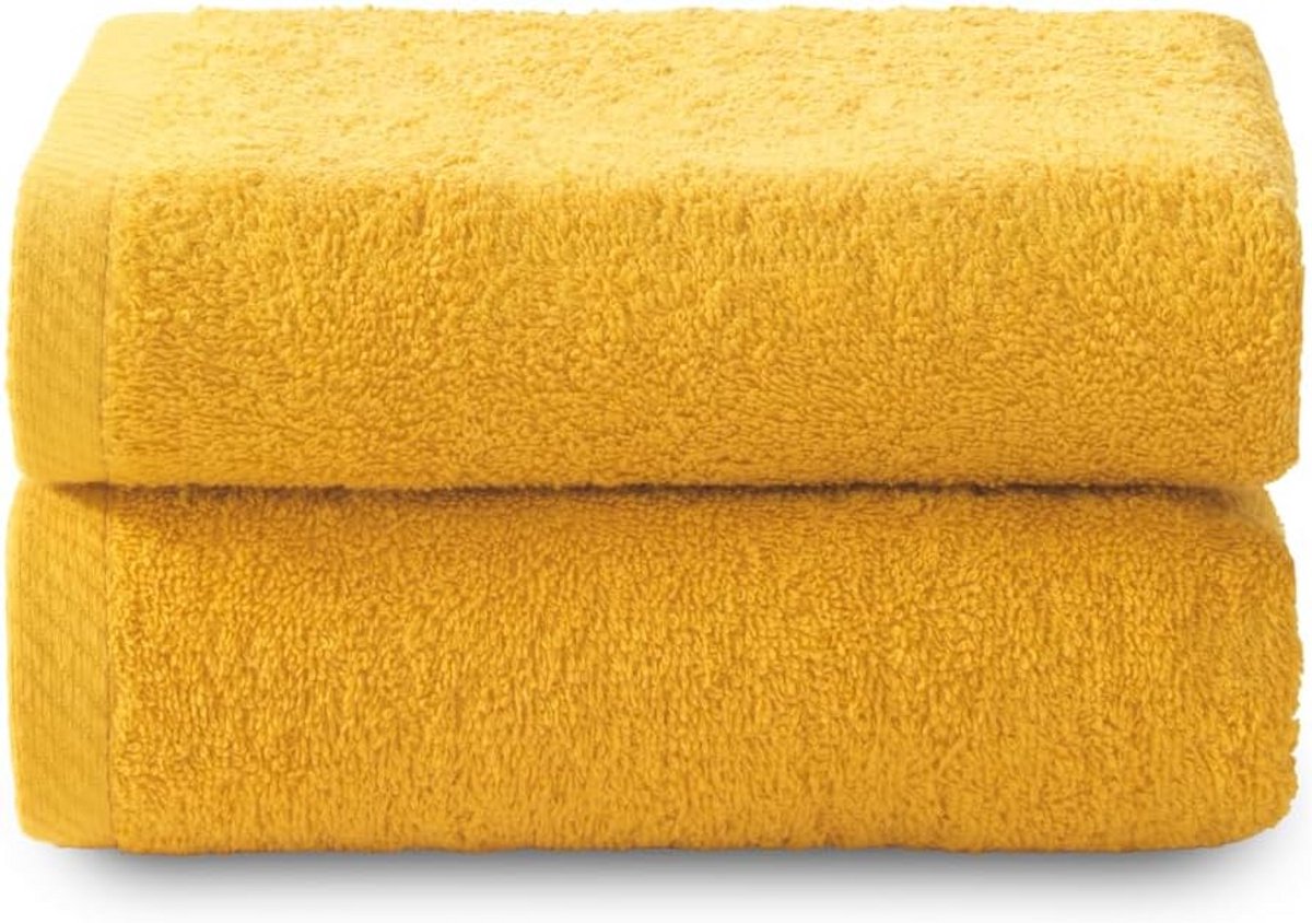 Set van 2 luxe katoenen handdoeken - 30x50 cm - Zacht en absorberend
