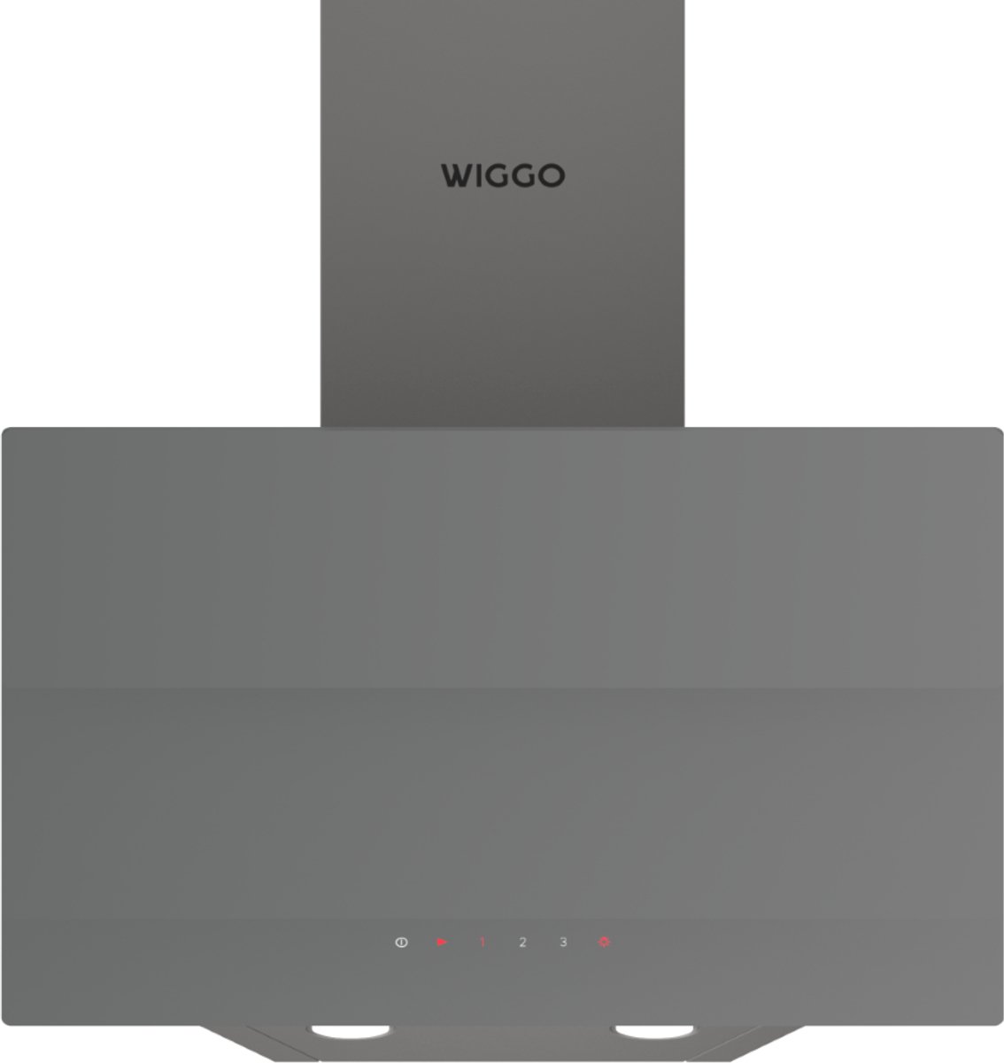 Wiggo WE-A533G(G) Schuine Afzuigkap - 50 cm - Grijs