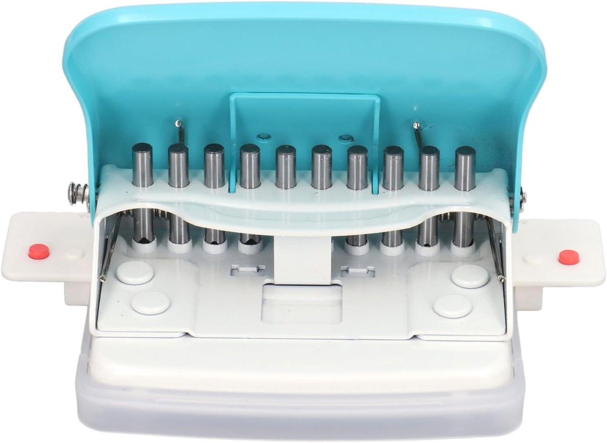 Mini-bindmachine voor papierbinding van A4 B5 A5 - Draagbare handmatige spiraalbinder voor thuis en kantoor - Punch capaciteit van 10 vellen