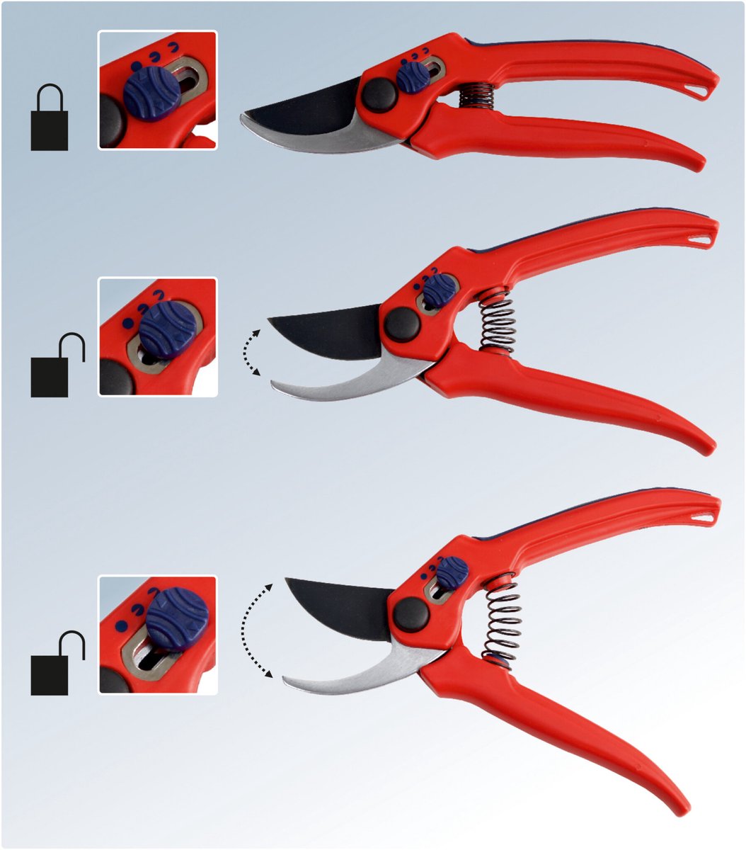 Werkzeyt Snoeischaar met Papegaaibek – 185mm – Softgrip