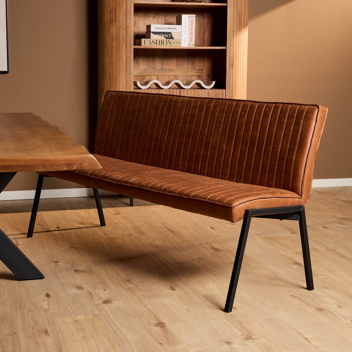 Starfurn - Eetkamerbank Tivoli - Bruin - 56x185x88 cm