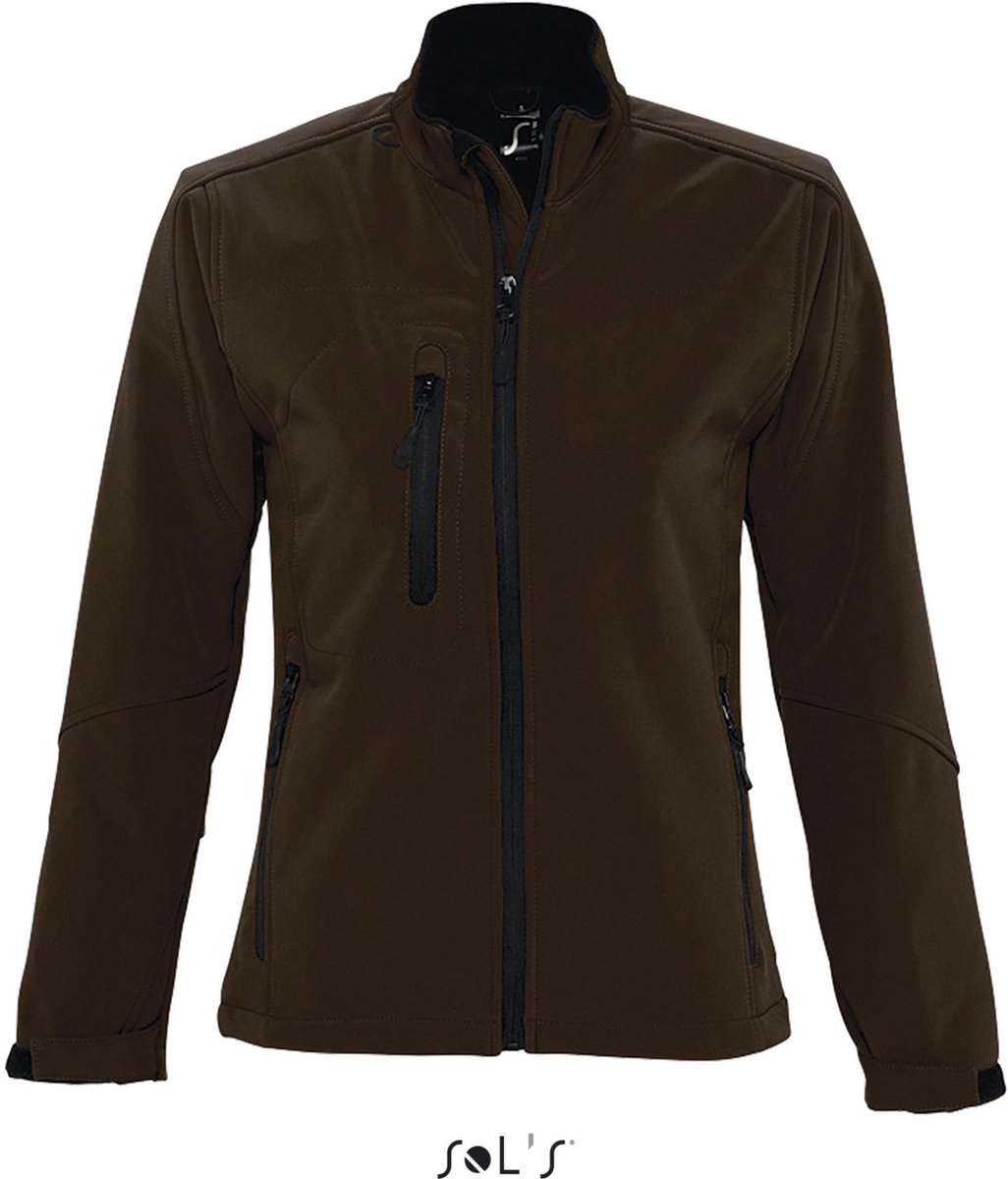 SOL’S Women´s Softshell Jacket Roxy L863 Dark Chocolate
