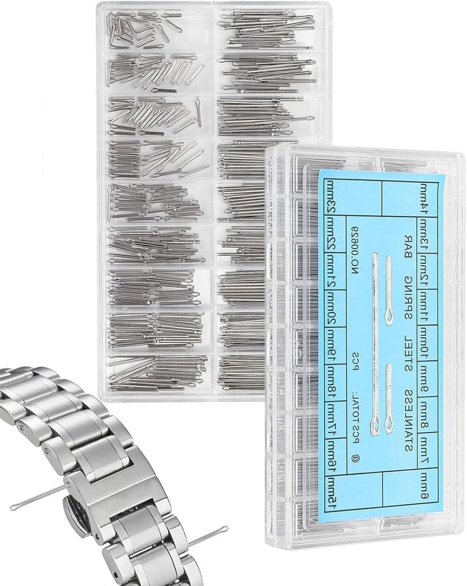 360-delige horlogebandpennen - Roestvrijstalen linkpennen reparatieset - Horlogeband onderdelen
