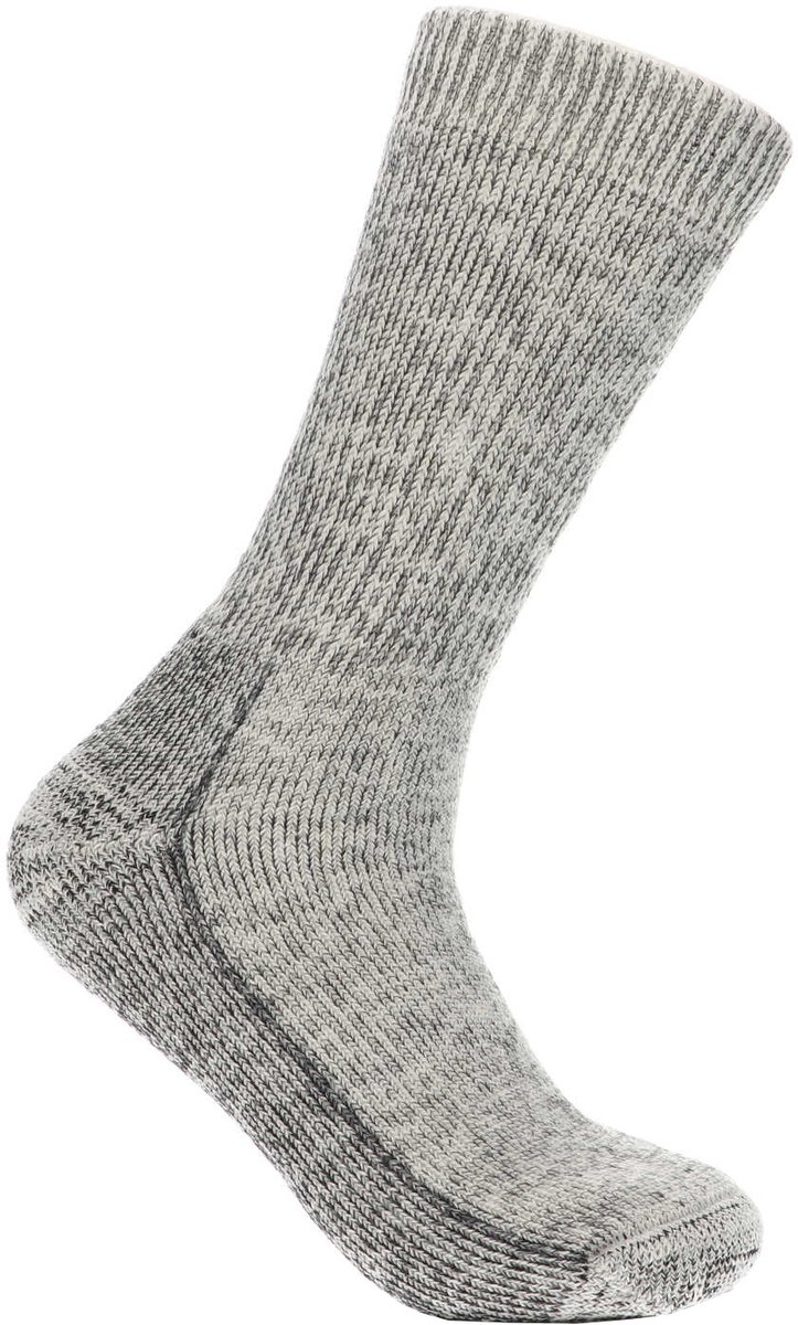 Merino Love X80 Dikke Thermo Sokken - Merino Wol - Wandelsokken - Unisex - 47-50 - Natural Grey