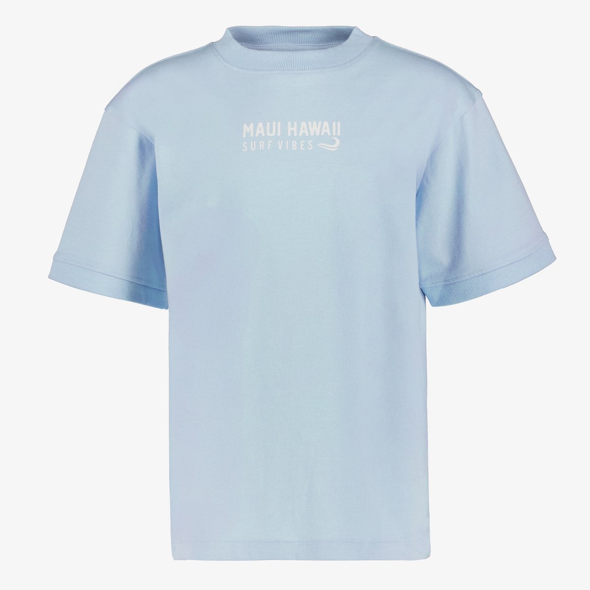 Unsigned jongens T-shirt blauw - Maat 134/40