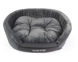 Comfy Ortopedische hondenmand Milord met memory foam | 84x68x18 cm | beige of grijs Grijs