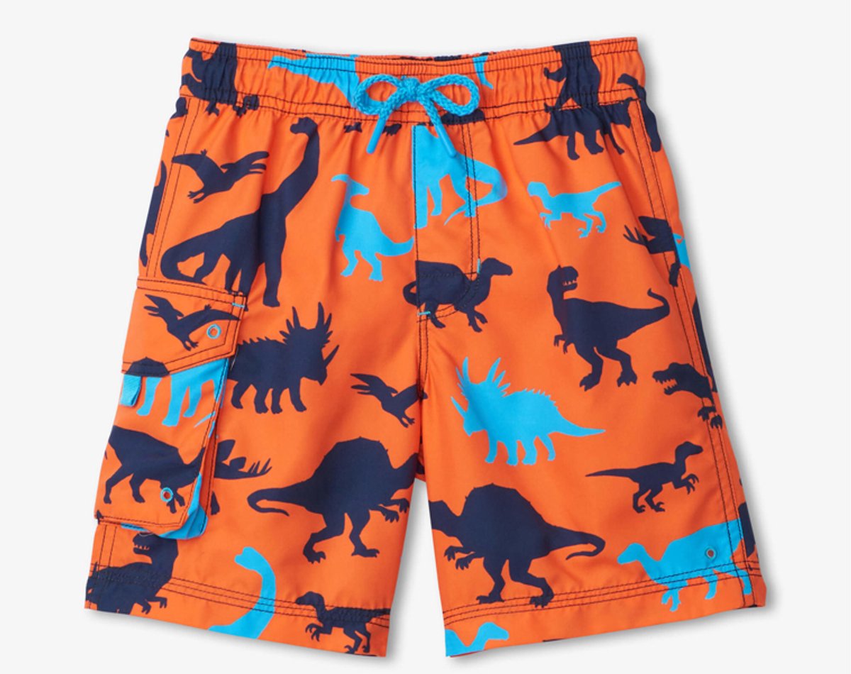 Zwemshort hatley orange dino 6 jaar