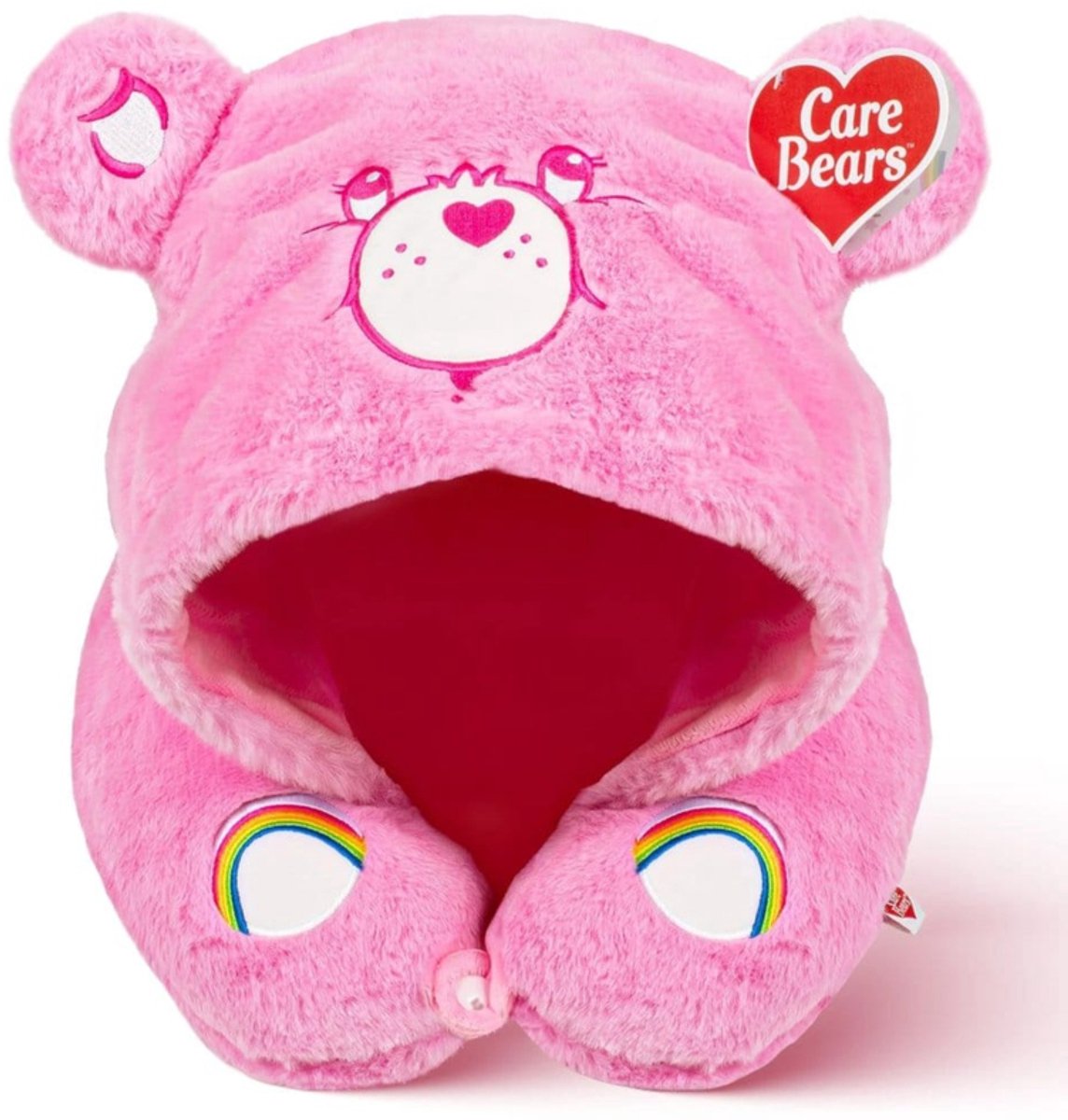 Thumbs Up Care Bears Snuggle Hood Fleece Cheer Bear Beanies & Caps