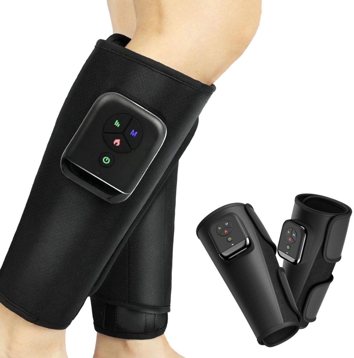NBAP® Lymfedrainageapparaat - Lymfedrainage - Beenmassage Apparaat-Zwart