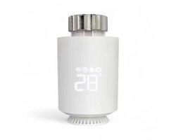 Slimme radiatorknop | Radiatorknop | Wifi | App bediening | Zonder gereedschap | Temperatuurregeling | Zigbee 3.0 | Wit