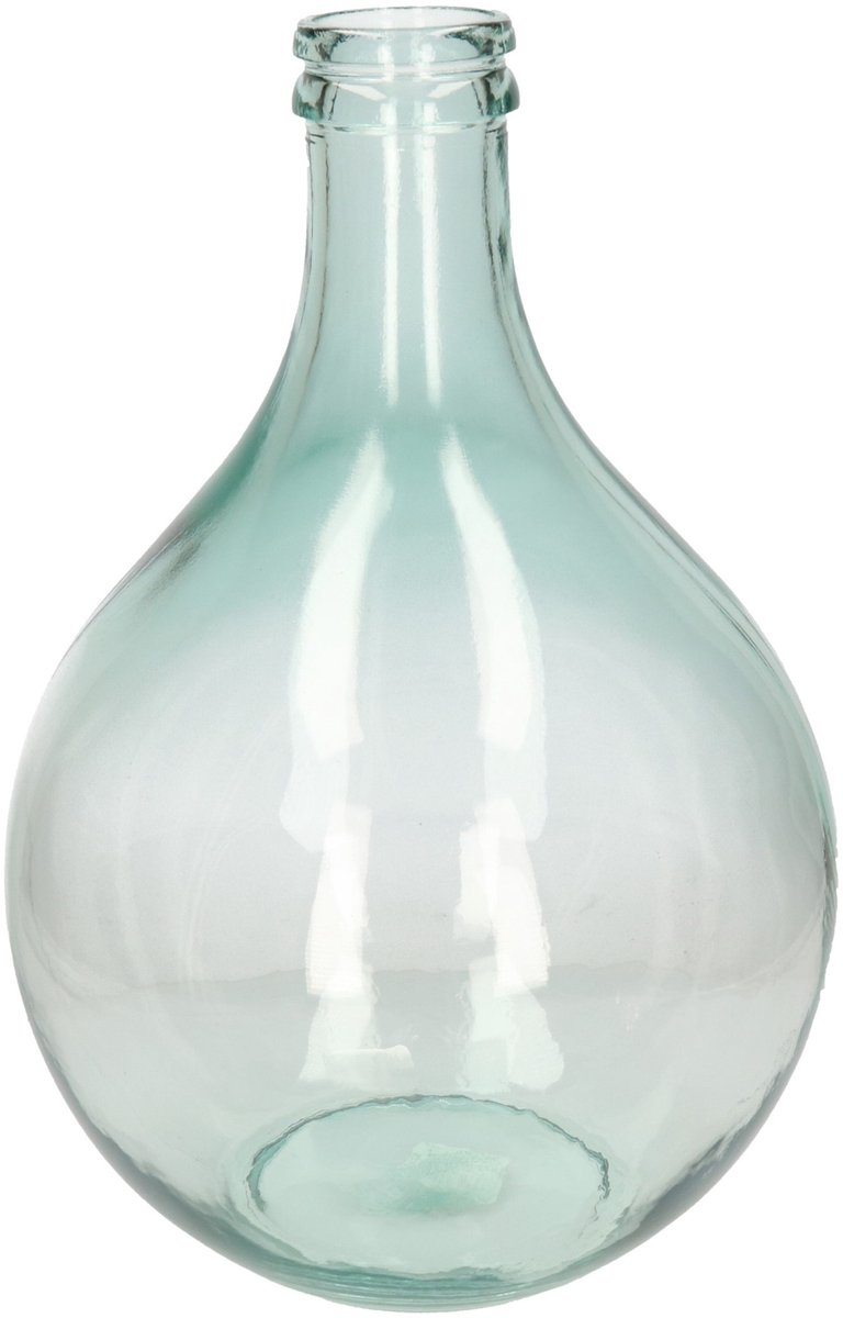Deco by Boltze Vaas Nalani - glas - smalle hals - D29 x H43 cm - bloemenvaas