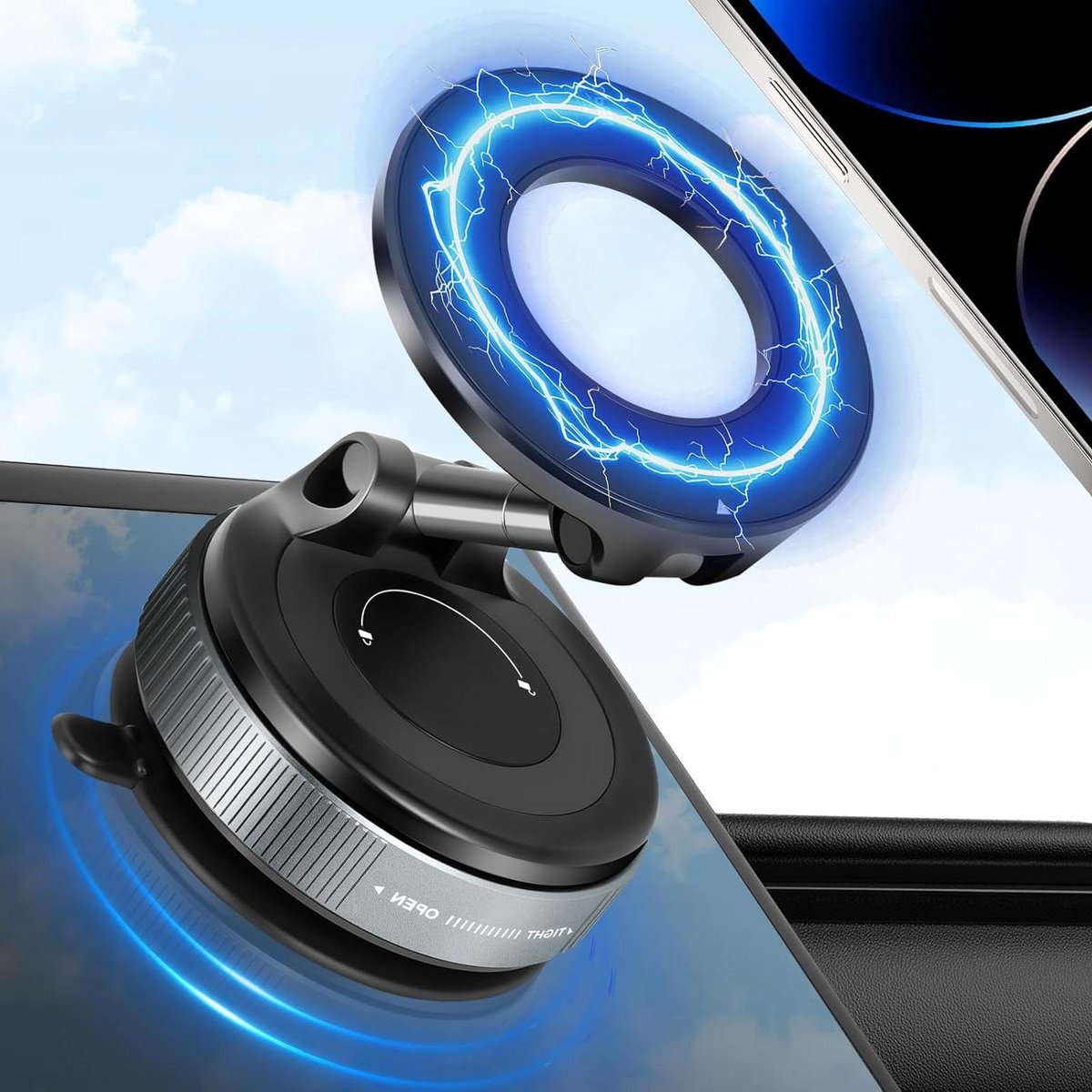 Auto Telefoonhouder: 360° Draaibare Houder voor iPhone, Samsung en meer