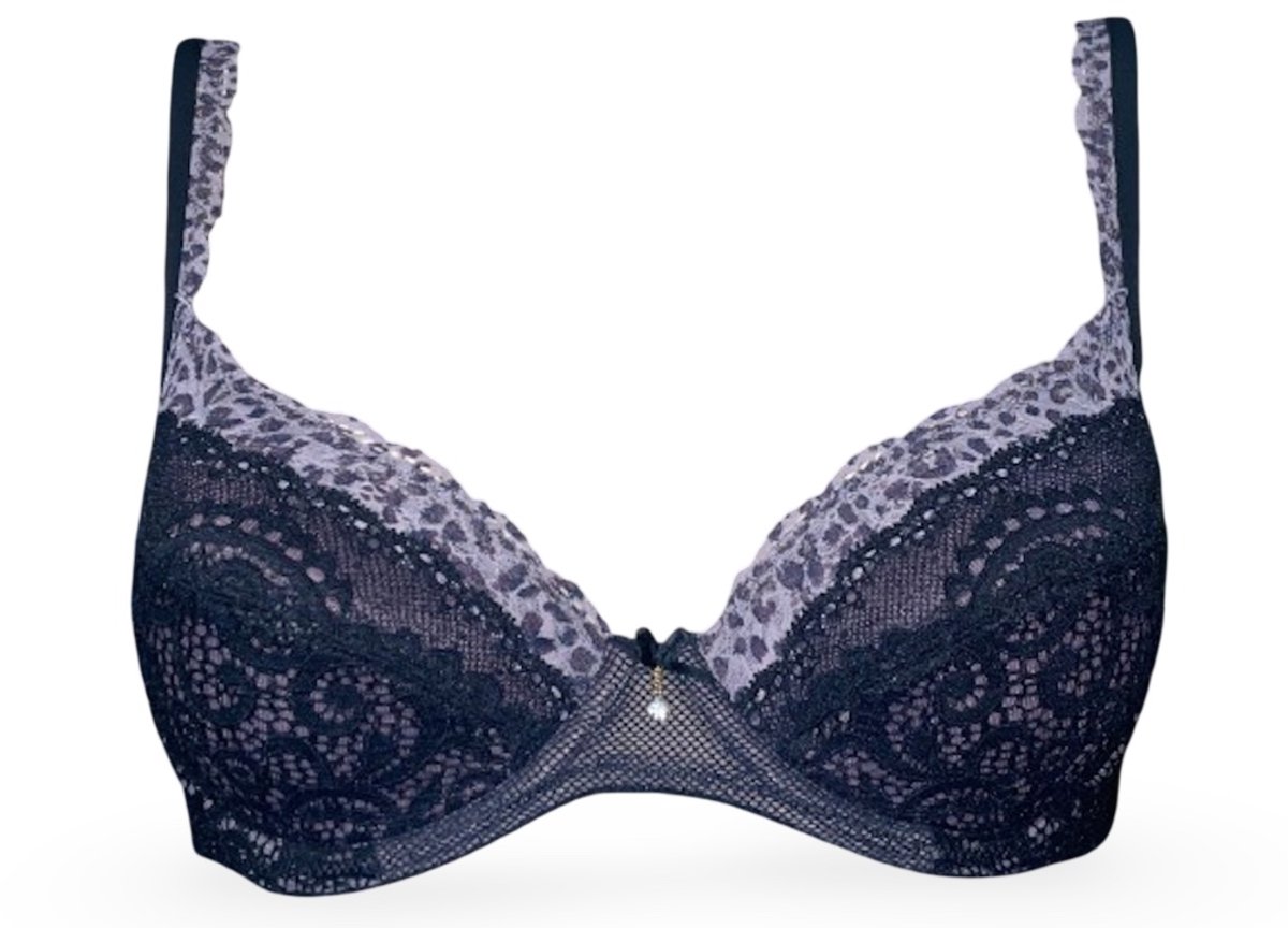 Marie Jo Bh Push-up Coely Push-up Bh Smokey - Maat Zwart