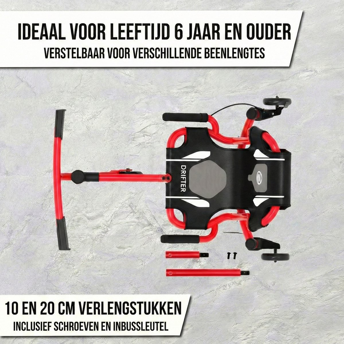 EzyRoller Drifter X skelter - Waveroller voor kinderen 6 tot 14 jaar - 100 tot 145 cm - Driftmechanisme - Roze — afbeelding 7