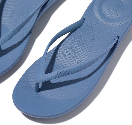 FitFlop Iqushion Ergonomic Flip-Flops TPU Dames Slippers - Blauw
