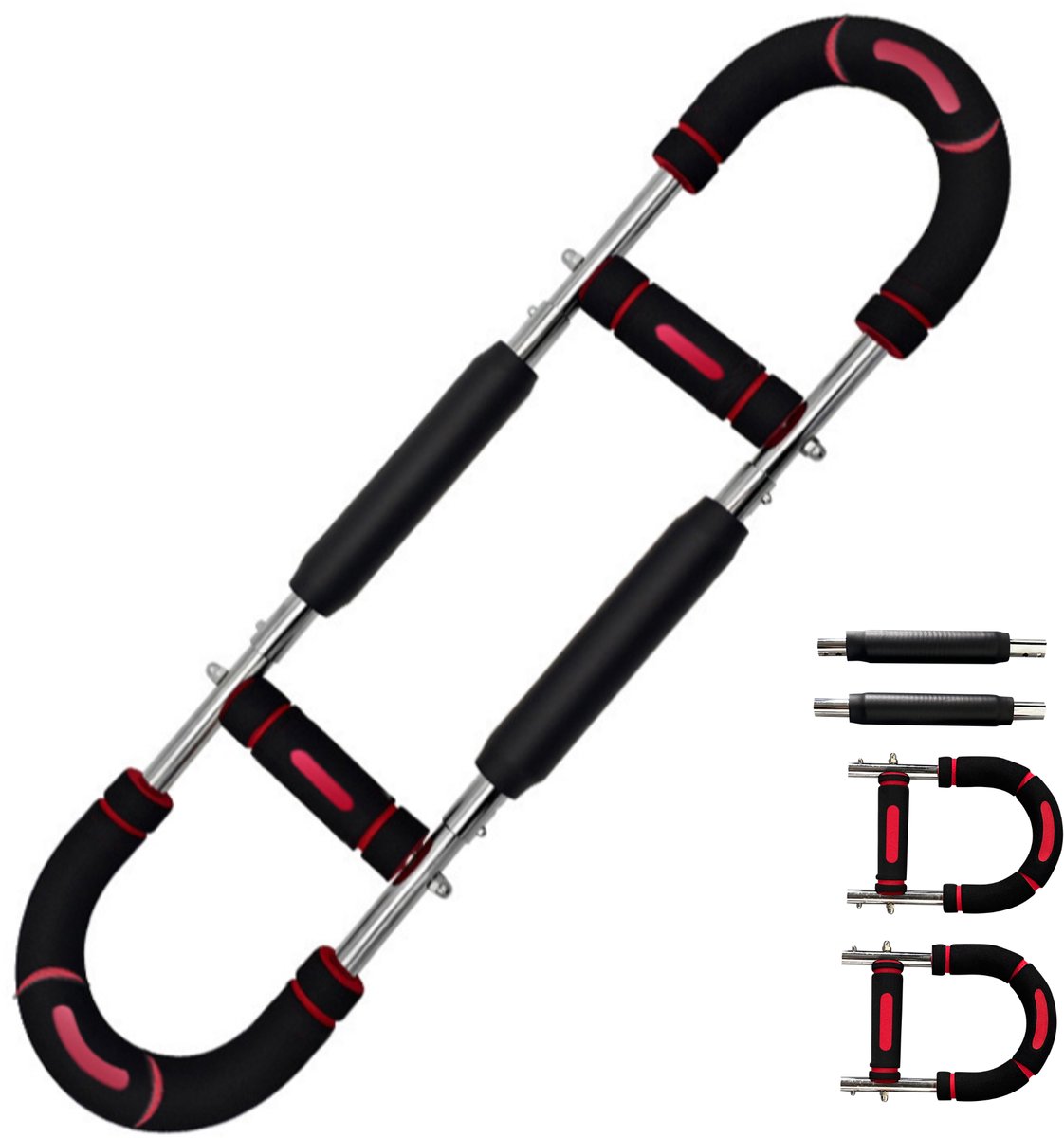 DreamGoods Musclepump - Aanpasbaar van 30 tot 45 kg - Alles in één Workout: Borst trainer, Arm trainer, Buikspiertrainer, Rug trainer - Krachttraining Apparaat - Fitness Trainingsapparaat