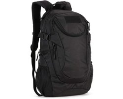 Fietsrugzak, motorrugzak, wandelrugzak, waterdichte outdoorrugzak, 25 liter, schoolrugzak, rugzak, studentenrugzak, jongensrugzak, unisex dagelijkse rugzak, zwart