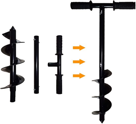 Handmatige Tuinaardeboor voor Bollen en Planten (Diameter 100mm) — afbeelding 2