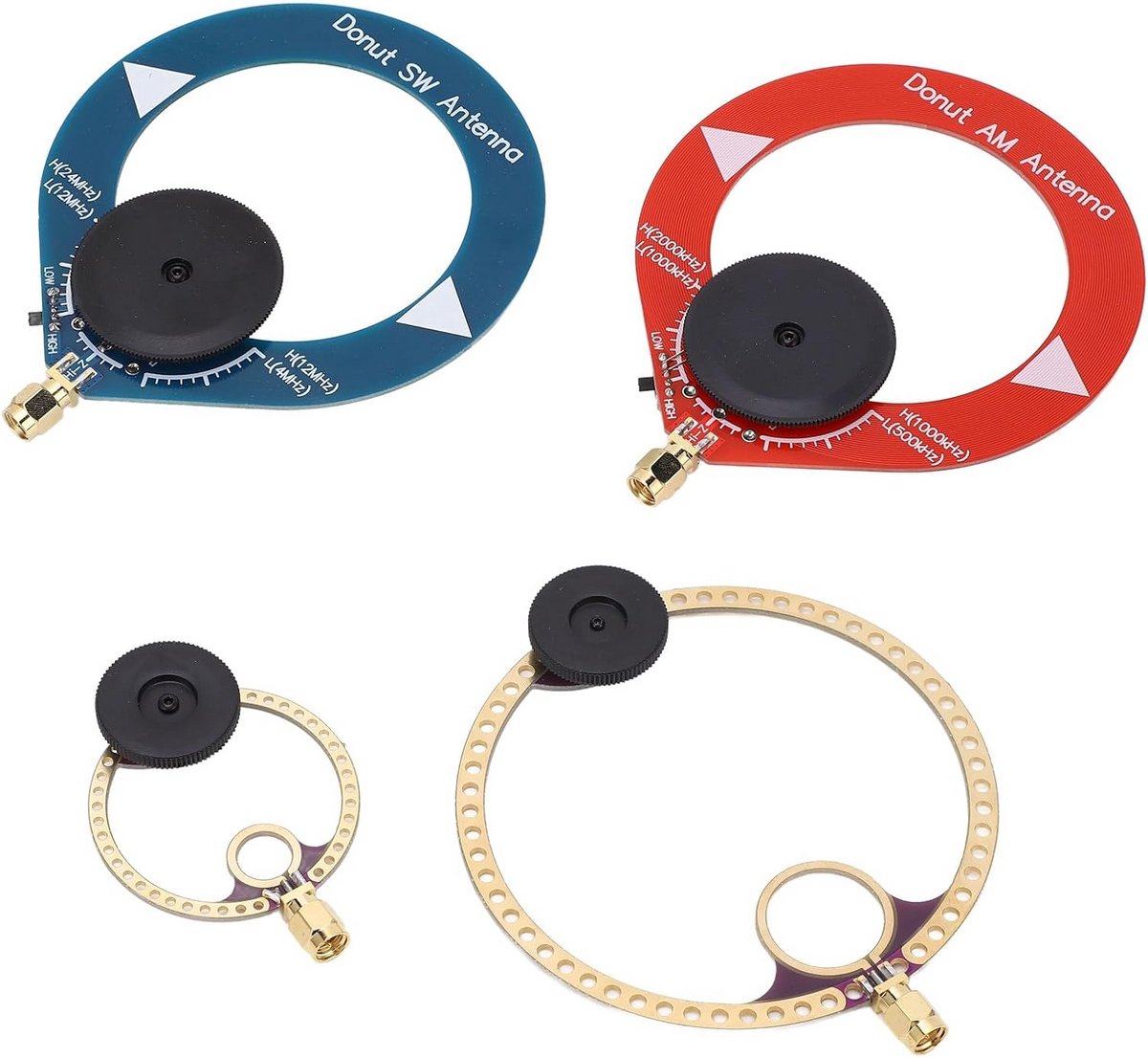 4 Stuks Mini Transceiver Antennes voor UHF VHF FM AM MW SW Signalen