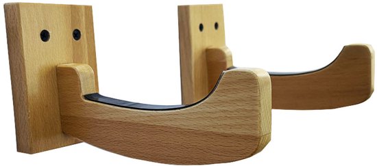 Houten surfplankrek voor wandmontage, ideaal voor het opbergen en tentoonstellen van je surfplank/skateboard/board.