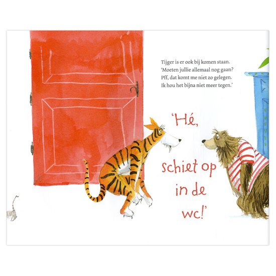 Hé, wie zit er op de wc?