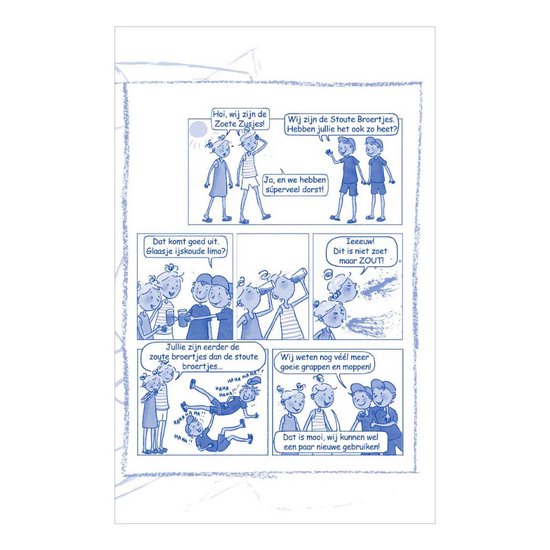 De Zoete Zusjes - De stoute broertjes moppenboek