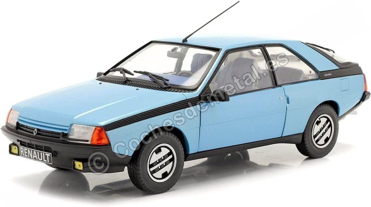 Schaalmodel Auto 1:18 - Klassieke Sportcoupé - Blauw Metaal