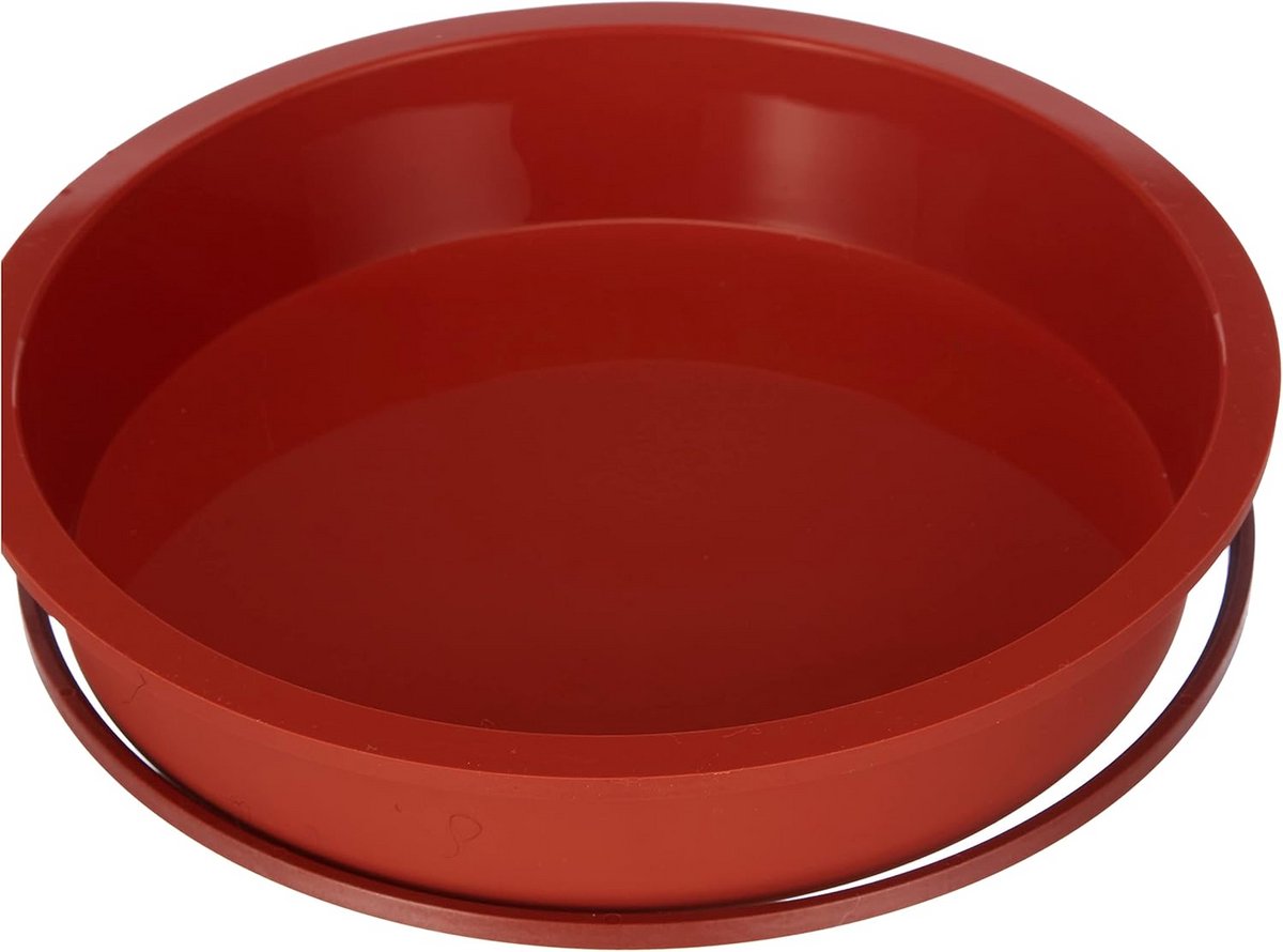 Flexibele Siliconen Bakvorm Rond - Diameter 20 cm - Geschikt voor Oven en Vriezer
