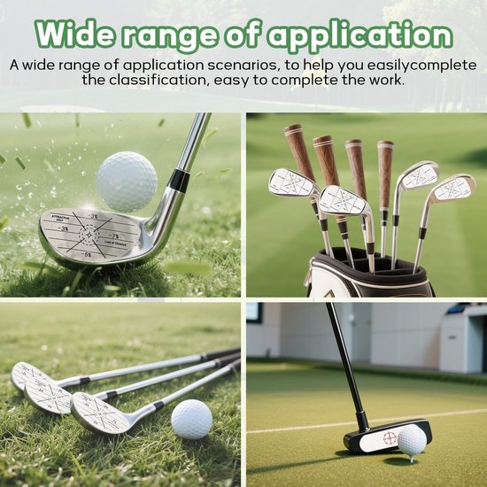 Golf Impact Stickers - Set van 108 stuks voor IJzer en Houten Putter - Golf Swingtrainer met Nauwkeurigheid en Afstand van GOLF — afbeelding 3