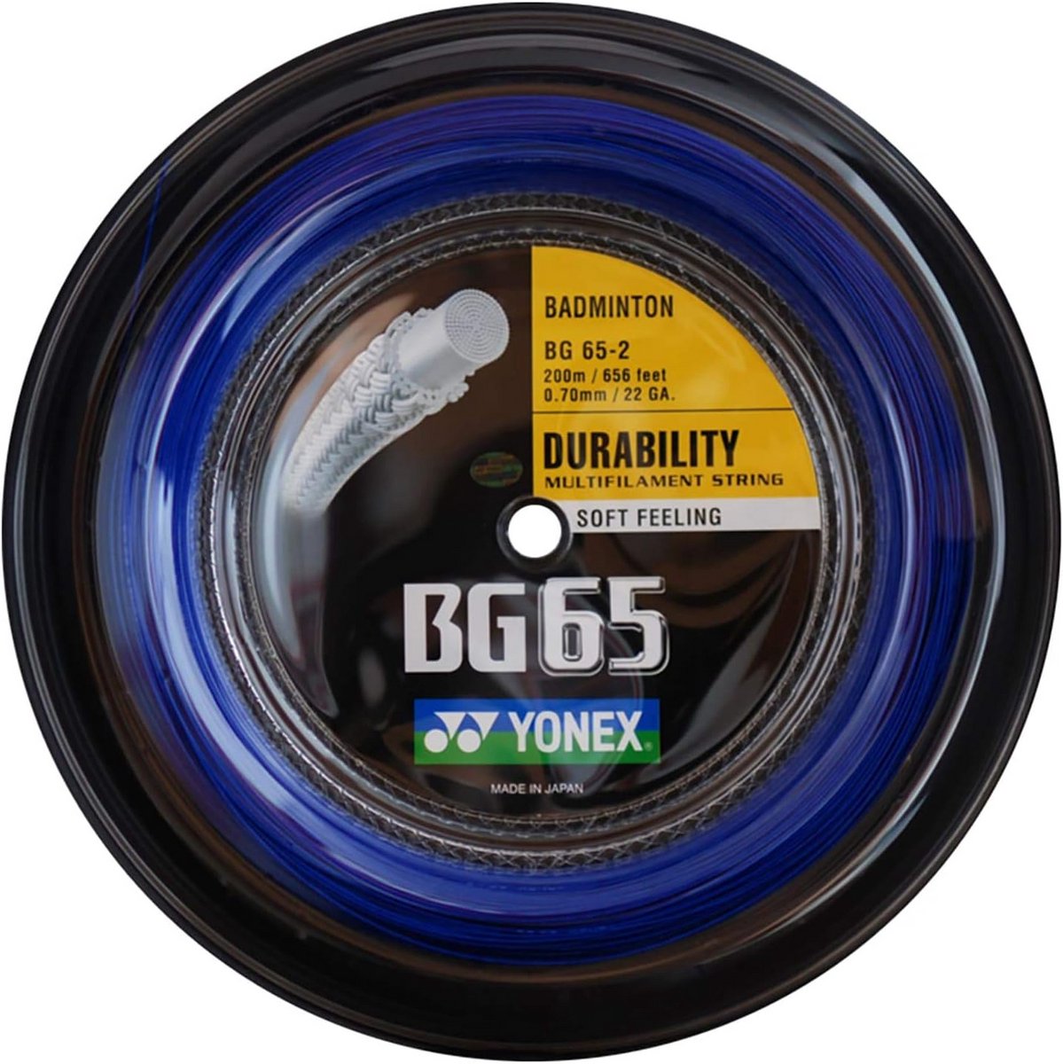 Badmintonsnaar 200 Meter Blauw - Sterke Multifilament Koord voor Rackets