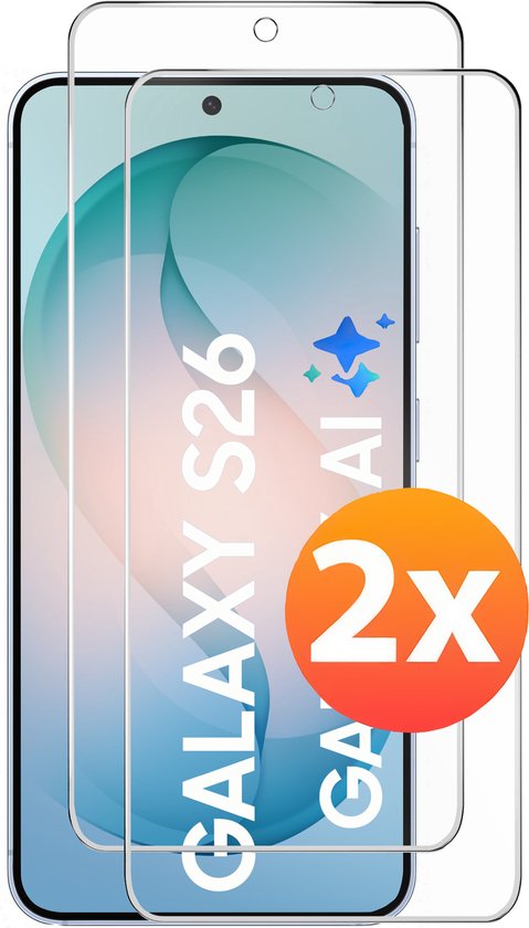 Protecteur d'écran Convient pour Samsung S26 Protecteur d'écran Verre trempé Durci galaxy verre - 2 pièces verre de protection