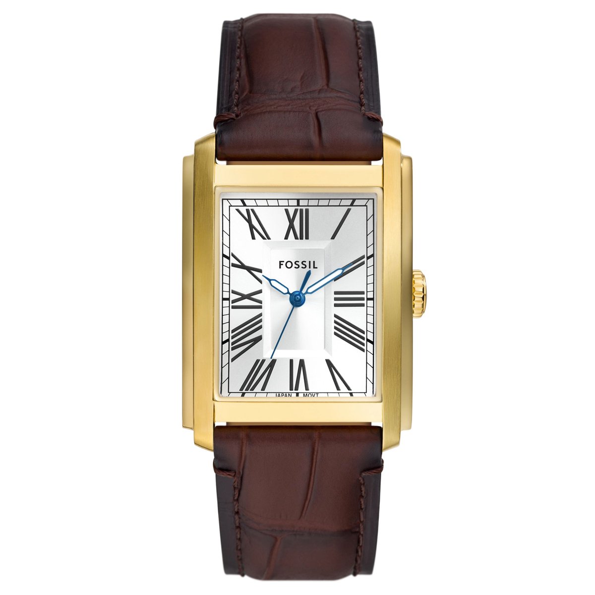 Fossil CARRAWAY FS6011 horloge 30mm - Bruin