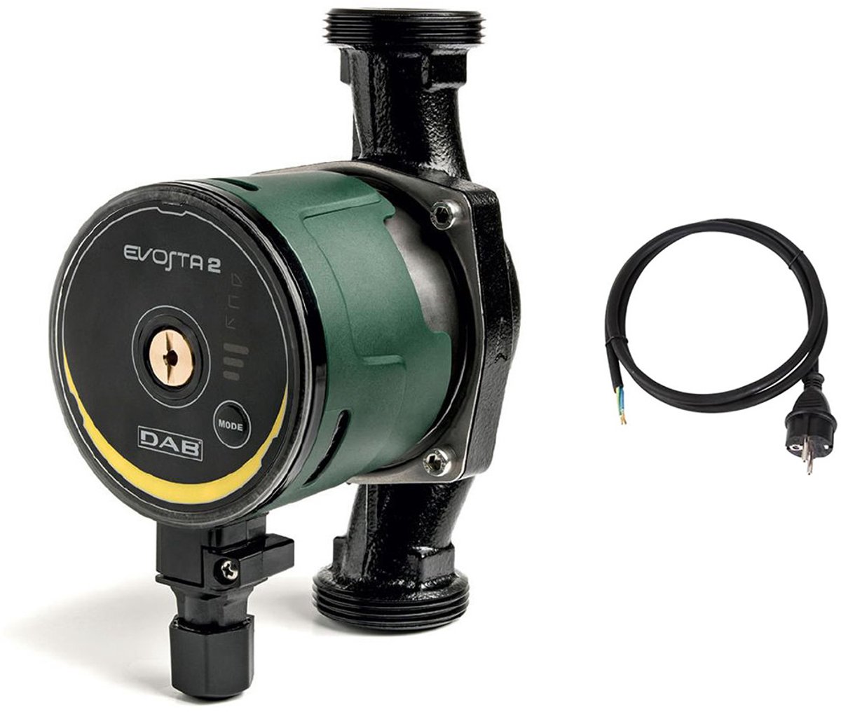 DAB Evosta 2 40-70/180 Circulatiepomp (CV pomp) - 3600l/h - 35W - Opvoerhoogte 6,9 m - Zeer Energiezuinig