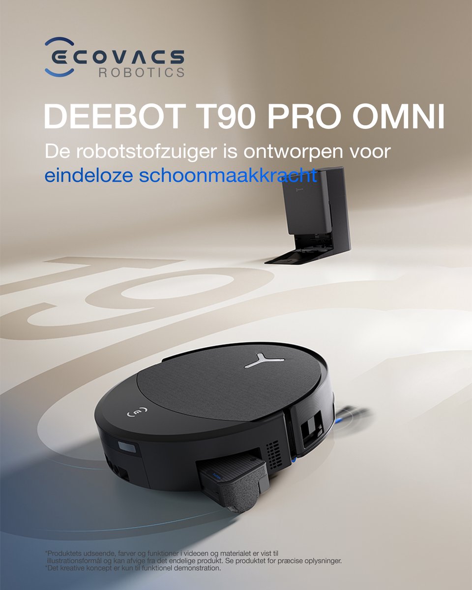 V2FUTURE DEEBOT T90 PRO OMNI Robotstofzuiger 30.000Pa - afbeelding 2