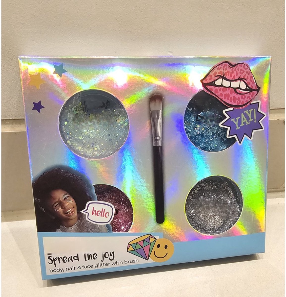 Glitter Set – Vegan Body, Face & Hair Glitter met Kwast geschikt voor gezicht lichaam en haar