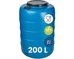 Garronda 200L – Vat met wijde hals - Kuilvoer in vat – Bagagetrommel – Gistingsvat – Gistingscontainer – Voerton