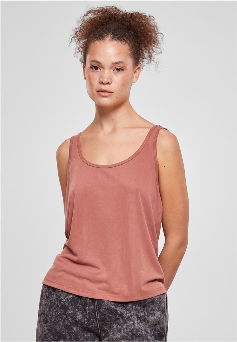 Urban Classics Modal Loose Mouwloze top XS Oranje
