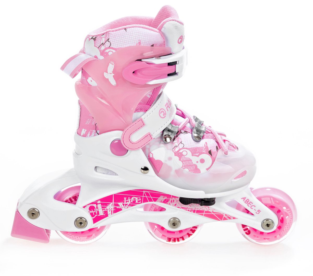 RAVEN Princess Verstelbare Skeelers 3-in-1 26-29 Roze