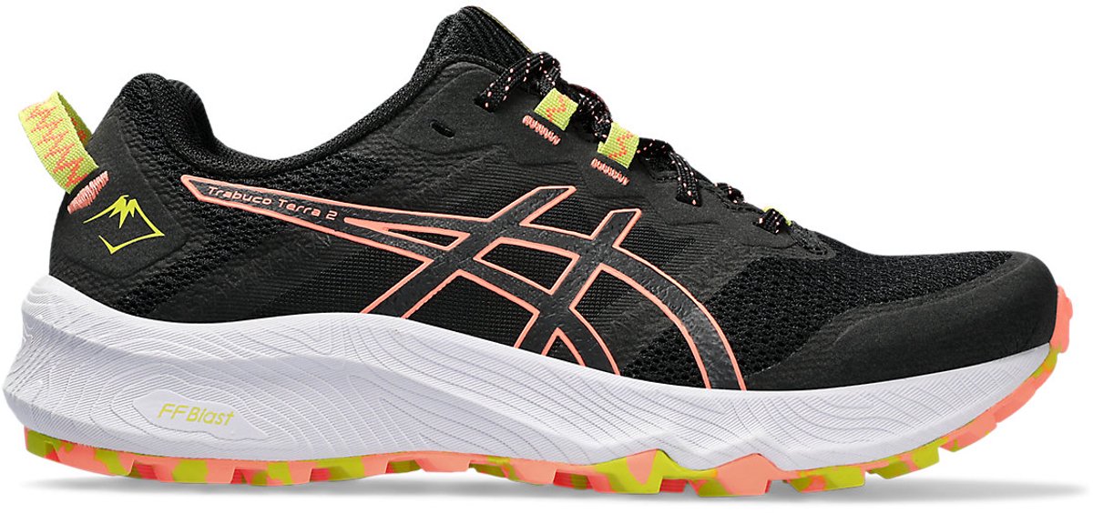Asics Trabuco Terra 2 - Trailschoen - Zwart/Roze - Maat 37.5 Dames