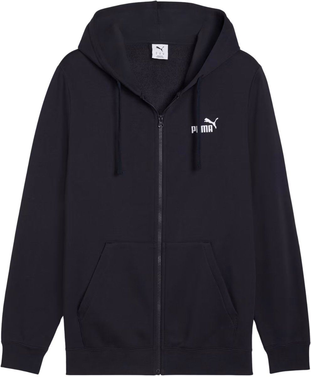 Puma ESS No.1 Logo Full-Zip Hoodie FL Heren Donkerblauw