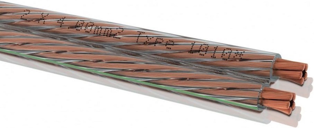 Flexibele Luidsprekerkabel 4 mm² per Meter voor Hifi-systemen
