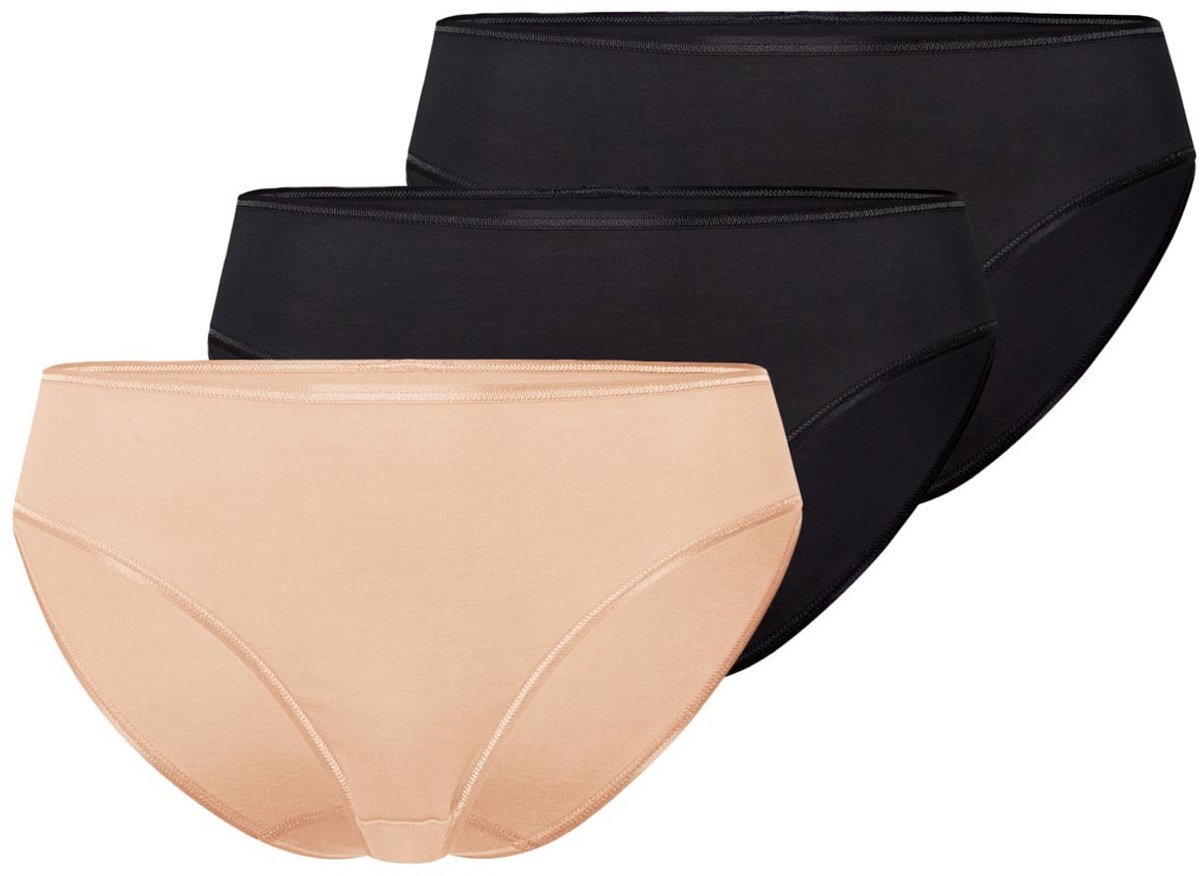 Hanro Dames midi slip 3 pack Cotton Seamless