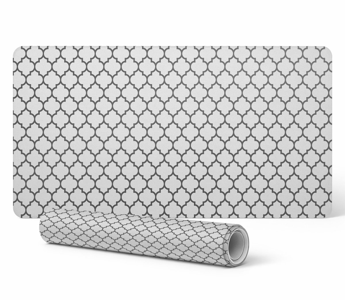 Decoratieve tafelmat met hoogwaardige geometrische print, 100x50 cm